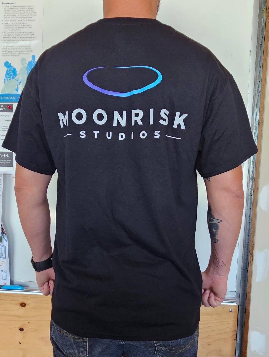 Moonrisk Studios Black Shirt - Back