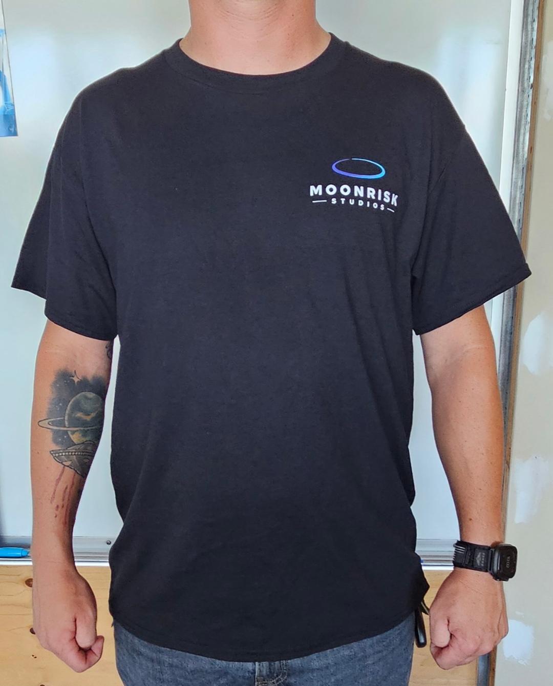 Moonrisk Black Shirt - Front